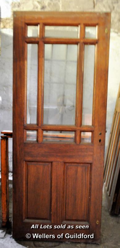 THREE MIXED EXTERNAL DOORS INCLUDING FULL GLAZED - Image 2 of 3