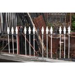 CAST IRON RAILING SECTION, 1600MM LONG