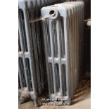 FOUR BAR EIGHT COLUMN CAST IRON RADIATOR, 420MM LONG