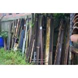 LARGE QUANTITY OF CAST IRON GUTTERING
