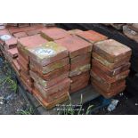 QUANTITY OF HAND MADE 6 INCH QUARRY TILES