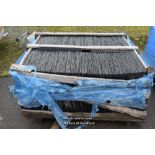 CRATE CONTAINING A QUANTITY OF NEW SLATES 450 X 250 MM