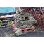 PALLET CONTAINING A STONE YARD DRAINAGE SET (BELIEVED TO BE COMPLETE)