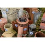 TERRACOTTA CHIMNEY POT, 550MM HIGH