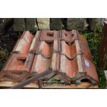 PALLET CONTAINING A QUANTITY OF TERRACOTTA COPING