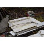 PALLET CONTAINING MIXED MARBLE SECTIONS