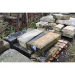 PALLET CONTAINING MIXED SANDSTONE COPING