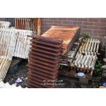 PALLET CONTAINING SIX MIXED CAST IRON RADIATORS