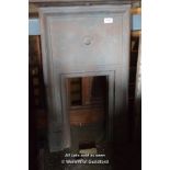 SIMPLE CAST IRON FIRE SURROUND, 860MM X 165MM X 1230MM