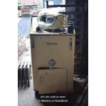 VINTAGE HOTPOINT WASHING MACHINE COMPLETE WITH A VINTAGE MANGLE