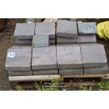 PALLET CONTAINING APPROX TWENTY STAFFORDSHIRE BLUE COPING