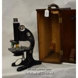 R & J Beck L.T.D London microscope, Model 29, U.L.A26 in original case