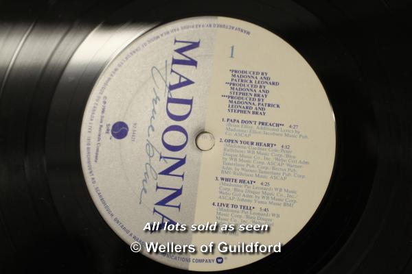 Madonna: True Blue signed vinyl album - Image 3 of 3