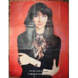 Kate Bush: early poster, 73 x 97 cm, folded