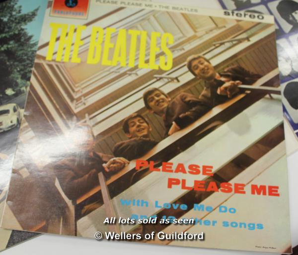 The Beatles: good selection of thirteen albums to include please please me, rubber soul, the white - Image 5 of 10