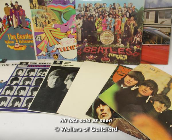 The Beatles: good selection of thirteen albums to include please please me, rubber soul, the white - Image 4 of 10
