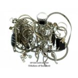 Selection of mostly silver jewellery, gross weight 118 grams
