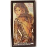 Nancy Sinatra: gatefold album framed and glazed, RCA DPS 2037, 30 x 62cm