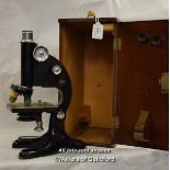 R & J Beck L.T.D London microscope, Model 29, U.L.A24 in original case