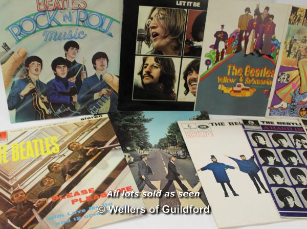 The Beatles: good selection of thirteen albums to include please please me, rubber soul, the white - Image 2 of 10