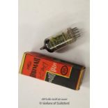 *ECC82 12AU7 MULLARD NOS VALVE/TUBE TESTED VERY GOOD BLACKBURN YELLOW PRINT [LQD79](LOT SUBJECT TO