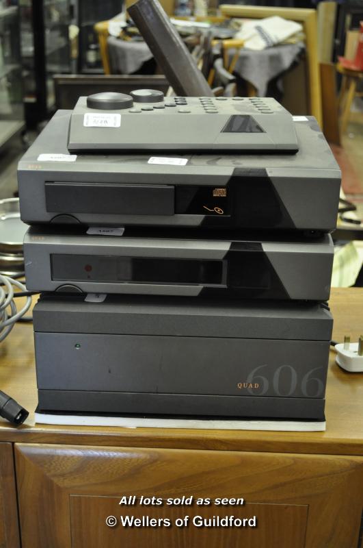 Quad sound system comprising of a Quad 67 CD player, Quad 66 pre - amplifier Quad remote control and - Image 2 of 8