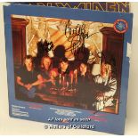 Iron Maiden: Can I Play with Madness, album cover fully signed, including Bruce Dickenson, with