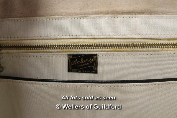 Ackery of London patent leather handbag; a needlepoint evening bag (2) - Image 3 of 4