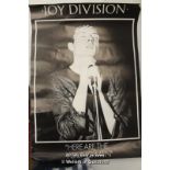 Joy Division: "Here are the Young Men" poster, 42 x 59cm