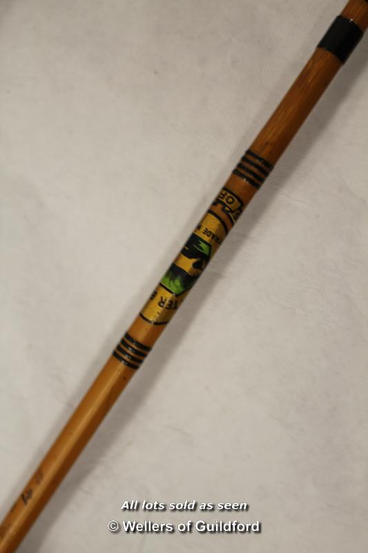 Mixed vintage fishing rods including Hardey graphite fly 7/8, Lakeland Nymph II split cane, - Image 6 of 9