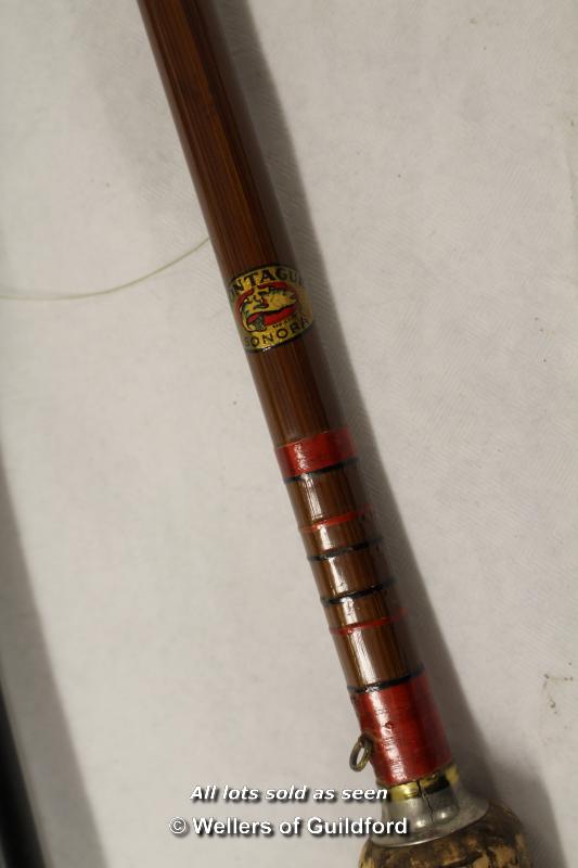Mixed vintage fishing rods including Hardey graphite fly 7/8, Lakeland Nymph II split cane, - Image 8 of 9