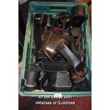 Large quantity of mixed camera and accessory cases