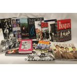 The Beatles: 15 x mixed books including The Beatles on Camera Off Guard, The Complete Beatles and