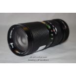 Vivitar close focusing auto zoom 100-200mm camera lense