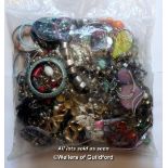 Sealed bag of costueme jewellery, gross weight approximately 3.50 kilograms