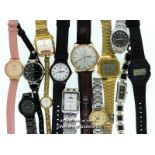 *Selection of thirteen mixed wristwatches, including Casio (Lot subject to VAT)