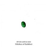 Loose emerald gemstone, oval cut emerald weighing an estimated 3.30cts
