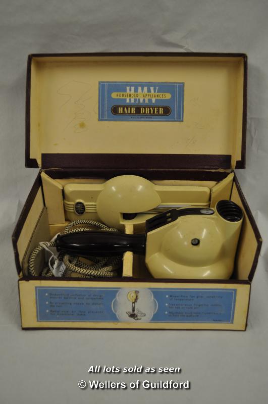 HMV hairdryer, with stand and boxed. - Image 4 of 5