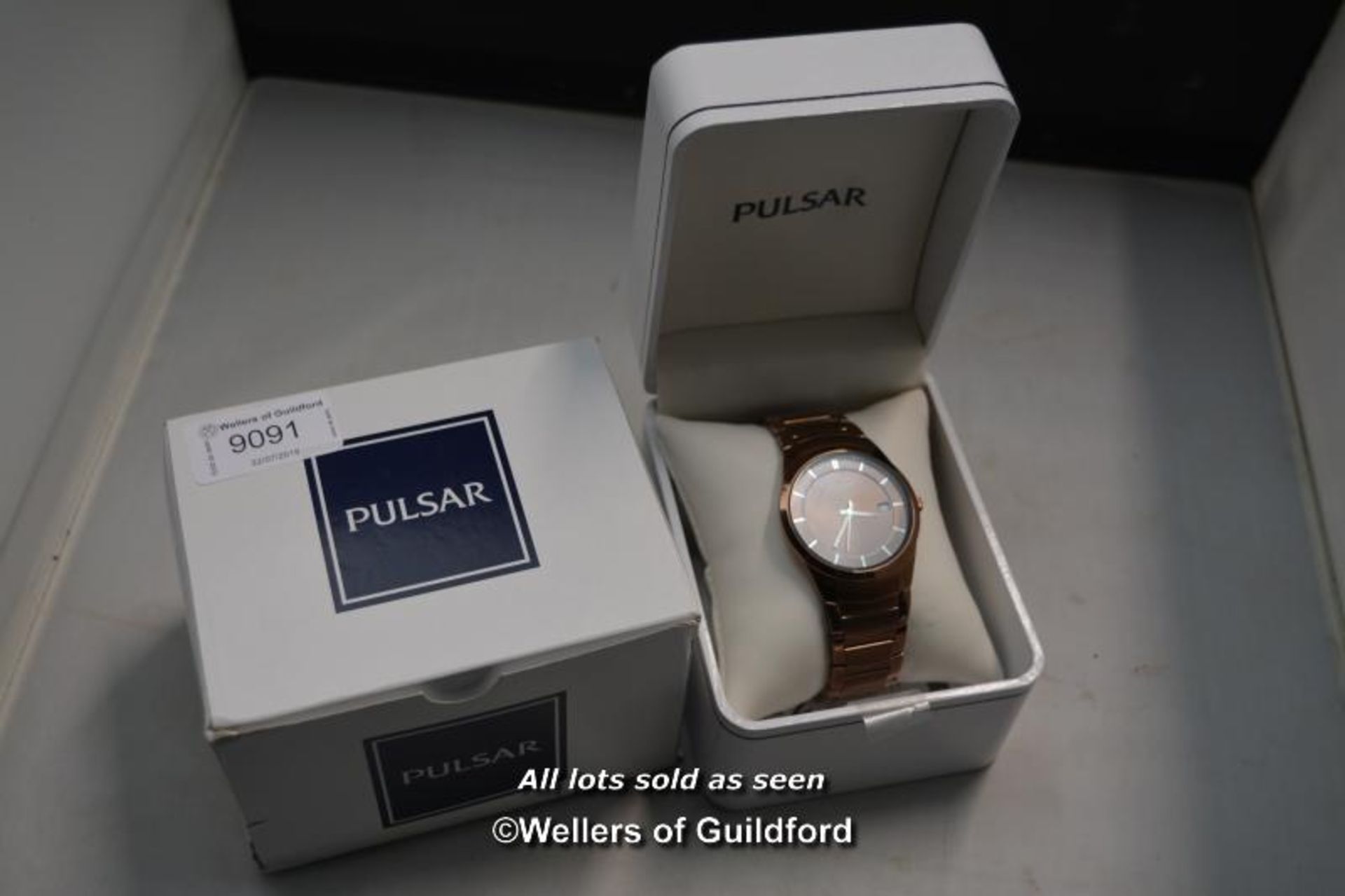 *BRAND NEW - PULSAR PS9155X1 BRONZE ION-PLATED STAINLESS STEEL WATCH [LQD78] - Image 2 of 2