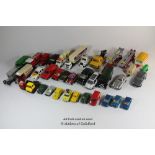 Corgi die-cast, assorted unboxed vehicles to include Austin Mini Metro, Mini Cooper and vintage