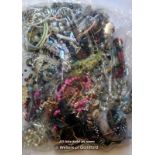 Sealed bag of costume jewellery, gross weight 3.75 kilograms