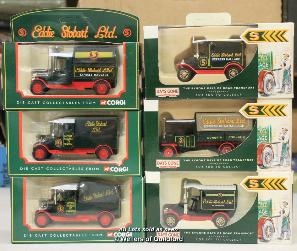 Eddie Stobart - Corgi and Lledo boxed die-cast models including Model T Ford van DG006160 and