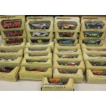 Matchbox Models of Yesteryear assorted die cast cars in straw style including 1938 Lagonda, 1936