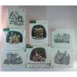 Heritage Village Collection: Dickens Village series, Leacock Poulterer, The Old Curiosity Shop,