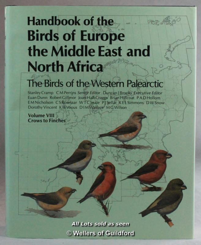 Cramp S. ( Chief Editor & others ) : The Handbook of the Birds of Europe, the Middle East and - Image 9 of 10
