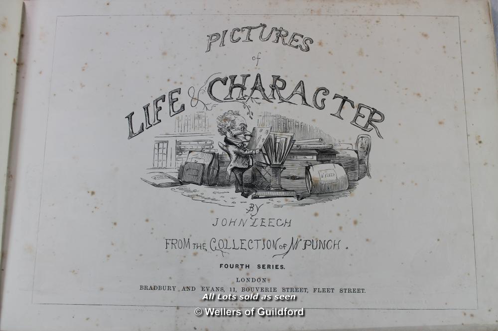 Pictures of Life & Character by John Leech, from the collection of Mr Punch, 4 vol, London 1864. ( - Image 3 of 10