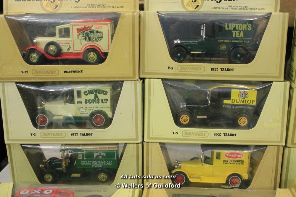 Matchbox Models of Yesteryear assorted promotional straw style die cast models to include Y-12 - Image 5 of 7