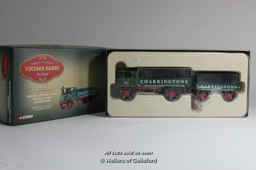 Corgi, boxed Vintage Glory of Steam Sentinal number 8009, die -cast 1/50 scale model