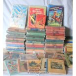 Two boxes of children's annuals, Wonder Books, etc.