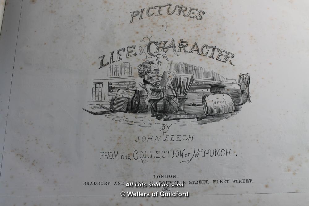 Pictures of Life & Character by John Leech, from the collection of Mr Punch, 4 vol, London 1864. ( - Image 8 of 10